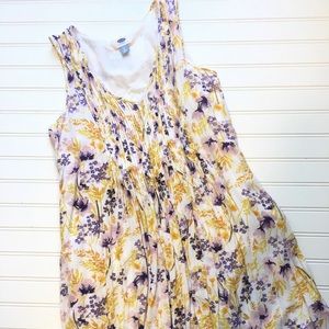 Old navy short floral dress size small